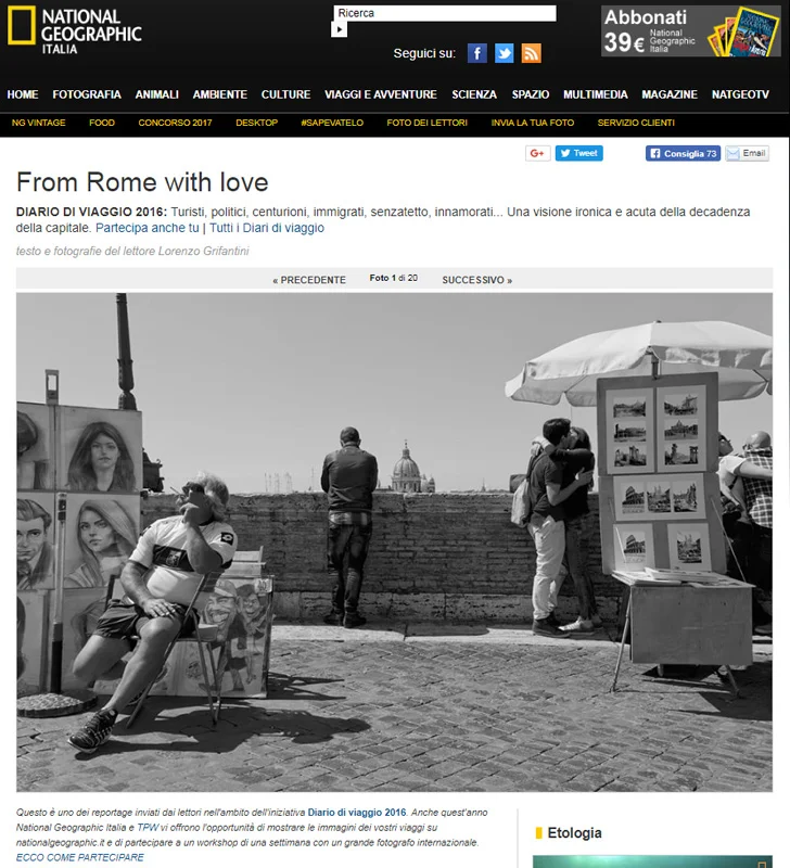 National Geographic Italy_ From Rome with love
