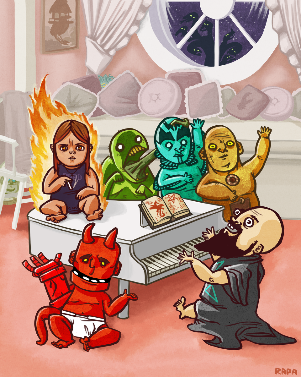 Hellboy Babies, Hellboy 20th Anniversary Official Art Show, Hero Complex Gallery