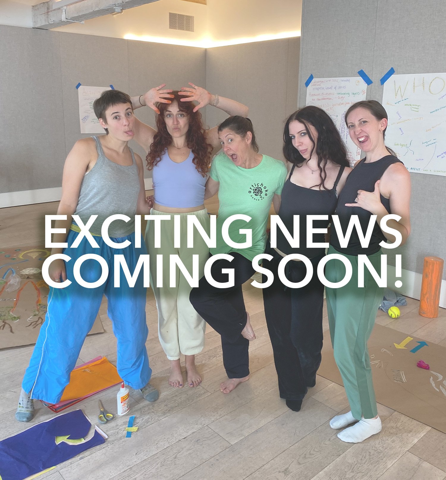 We have some exciting news to share... 🤩 Check back here on Monday to see some exciting new offerings from Artichoke Dance Company!

Be sure you don't miss the update by:
🌟Turning on notifications for our posts on our profile!
🌟Signing up for our 