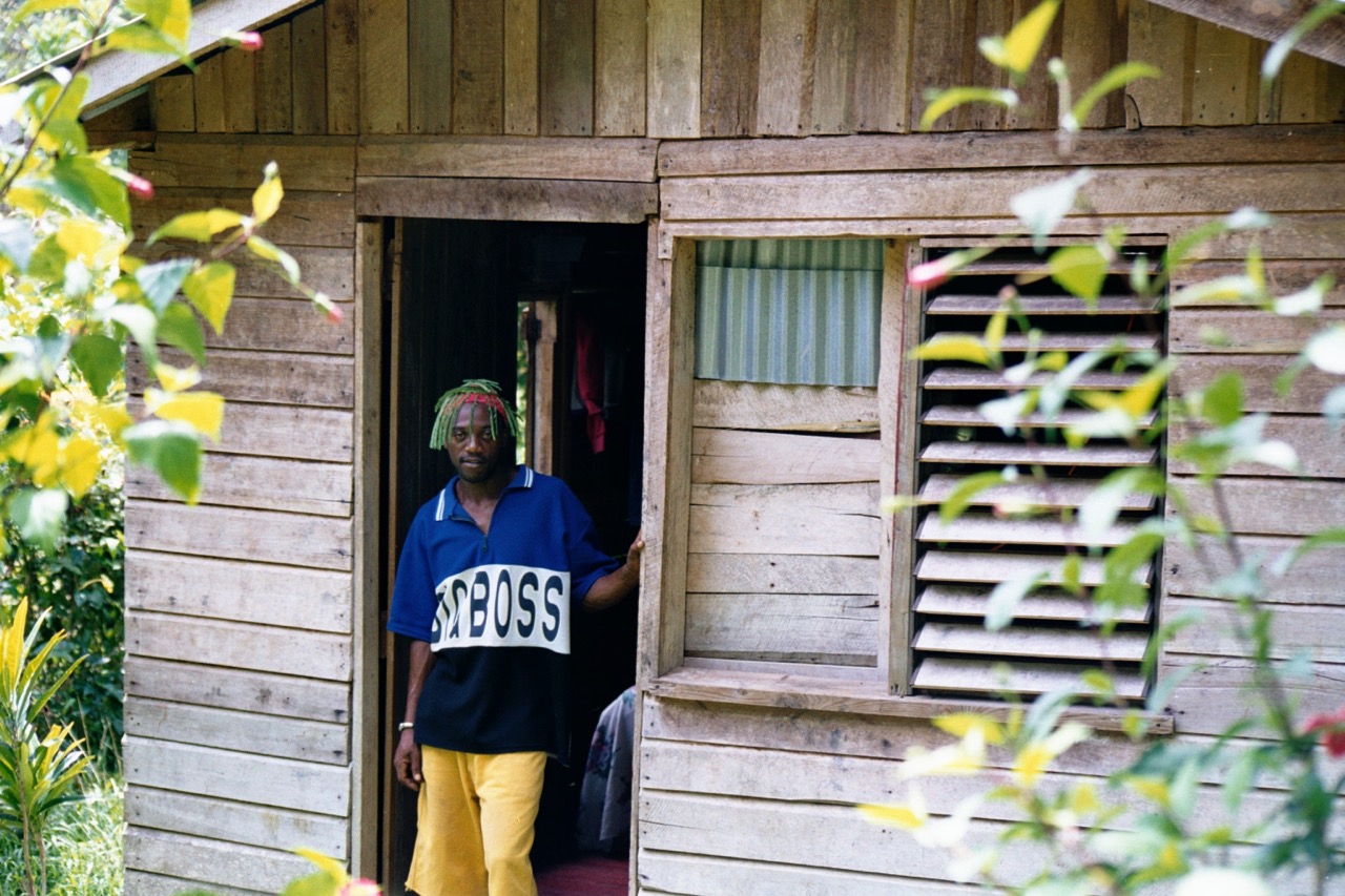 My tour guide Landie at his house.