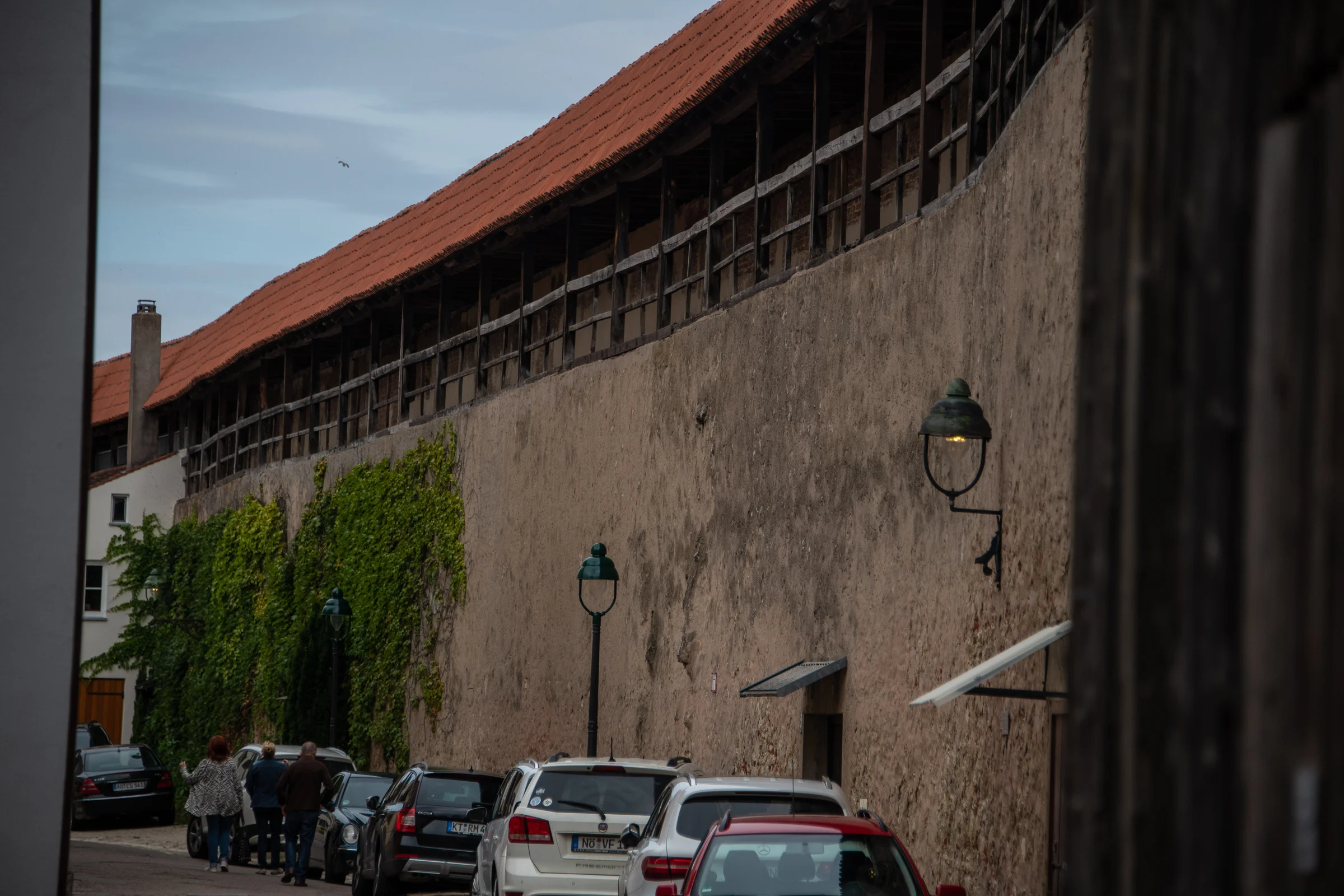 The city wall in Nördlingen