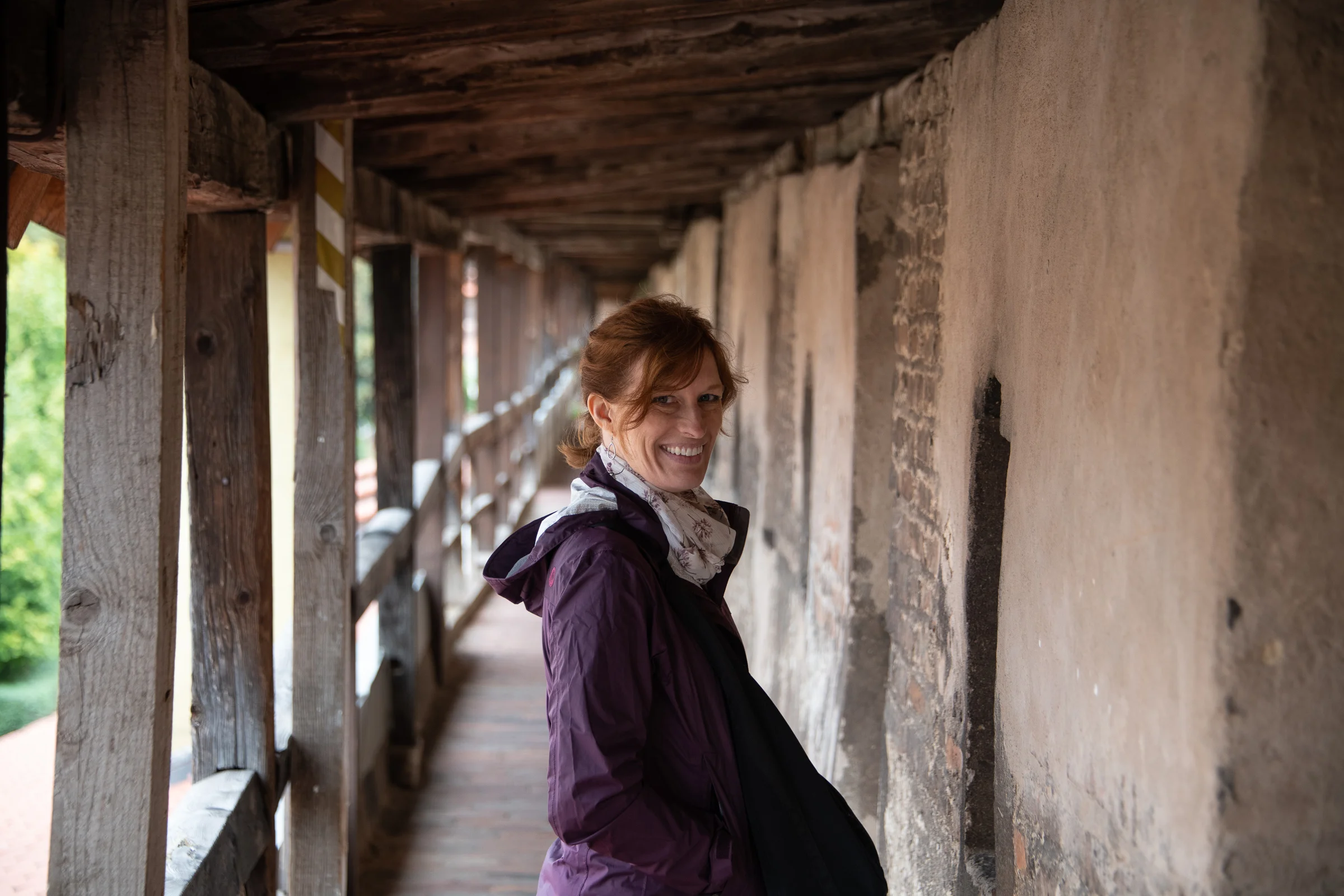 Melissa on the Nördlingenwall