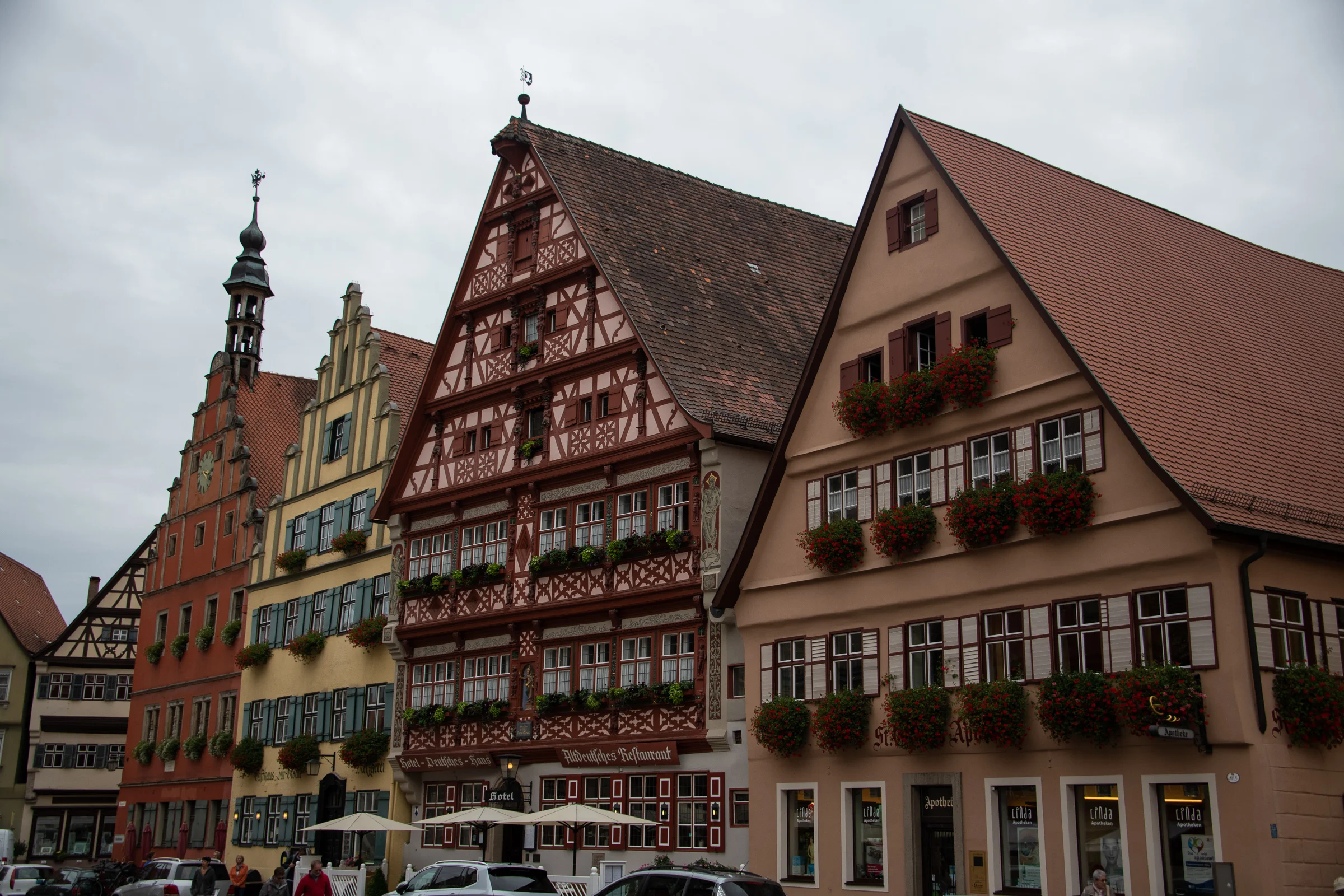 The central part of town