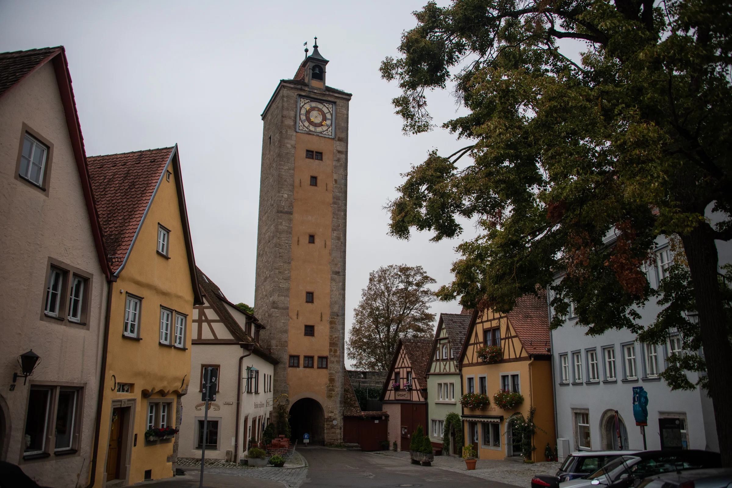 Inside of the Burgtor or Castle Gate
