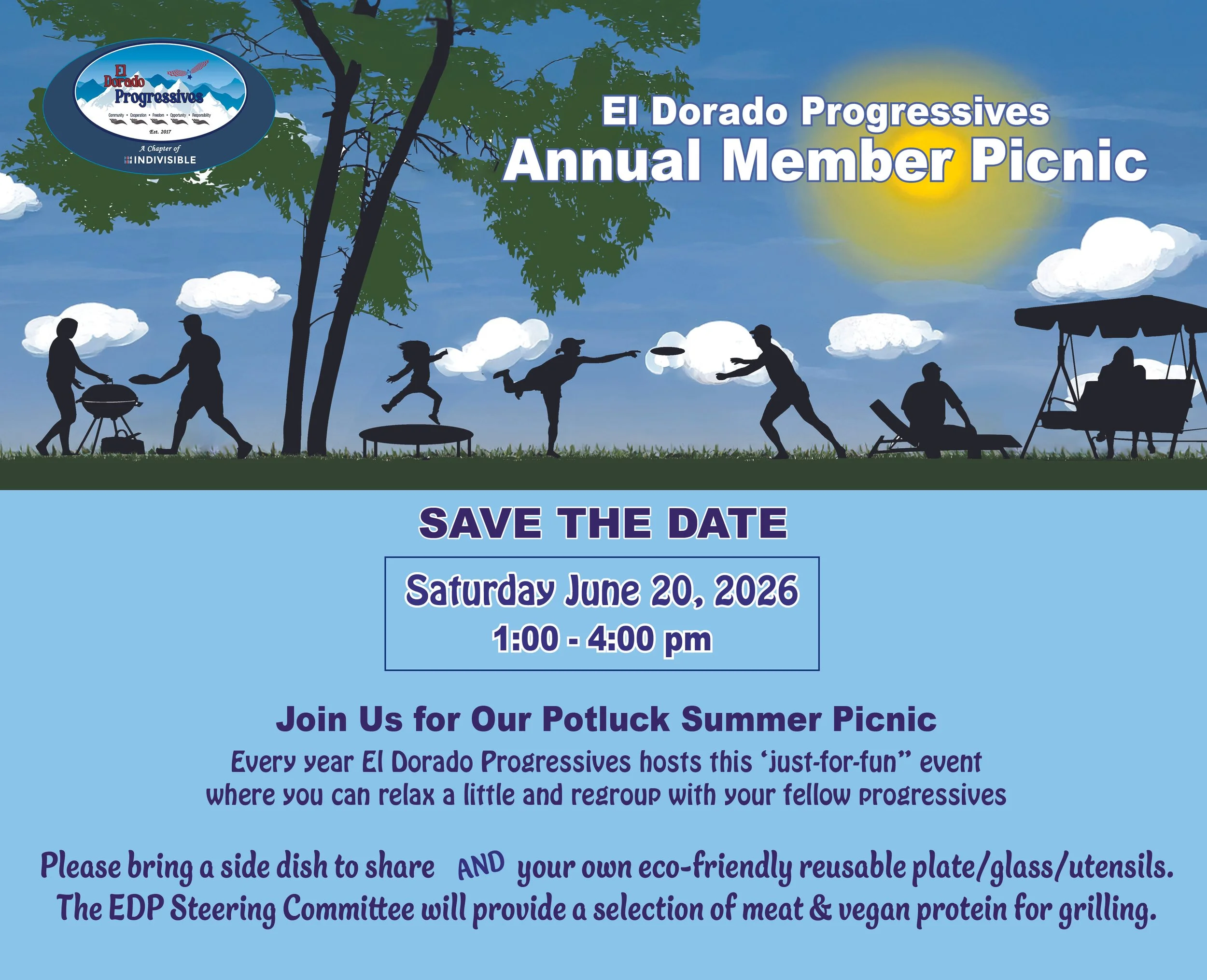 Save Saturday June 20, 2026 for the EDP Member Picnic