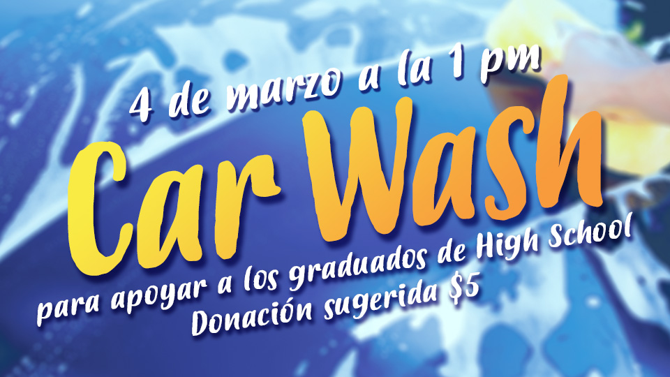 Car Wash para graduados de High School