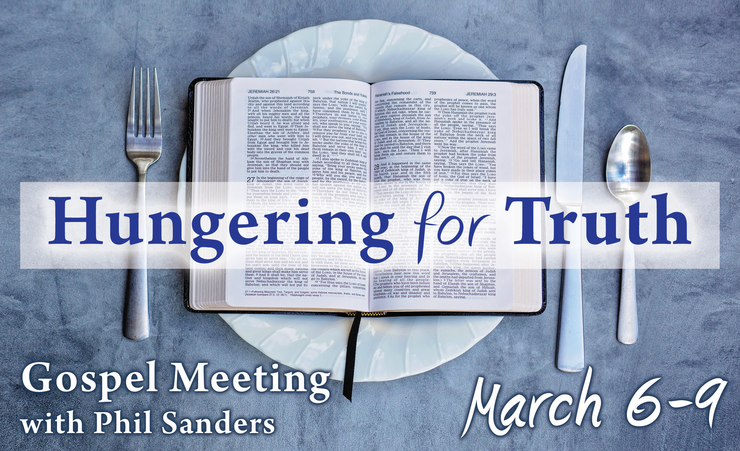 Gospel Meeting with Phil Sanders