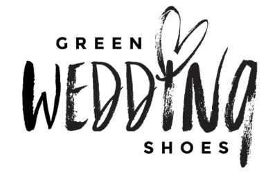 green wedding shoes logo