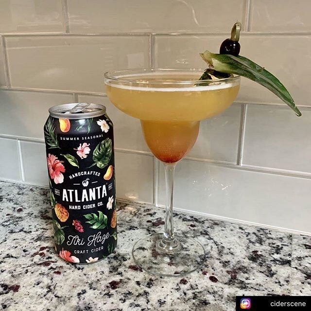 Everyone could use a good 🍹cocktail or two right about now.  We are so happy that  @Robinsrecipe created these AMAZING cider cocktails for us!  Check them out, link in bio. 🍻 .
#cider #cidercocktail #craftcider #atlantahardcider #mariettaga #atlant