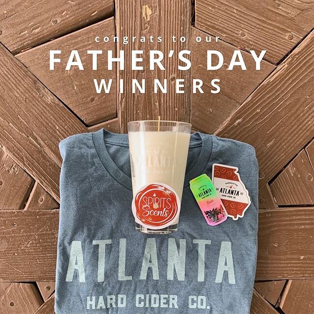 Happy Father's Day! In the spirit of celebrating the awesome dads in our lives, we are excited to announce&nbsp;the winners of our Father's Day giveaway. Congrats to our Instagram winner, @mtscmusic and our Facebook winner, @Ashley Morris! Please mes