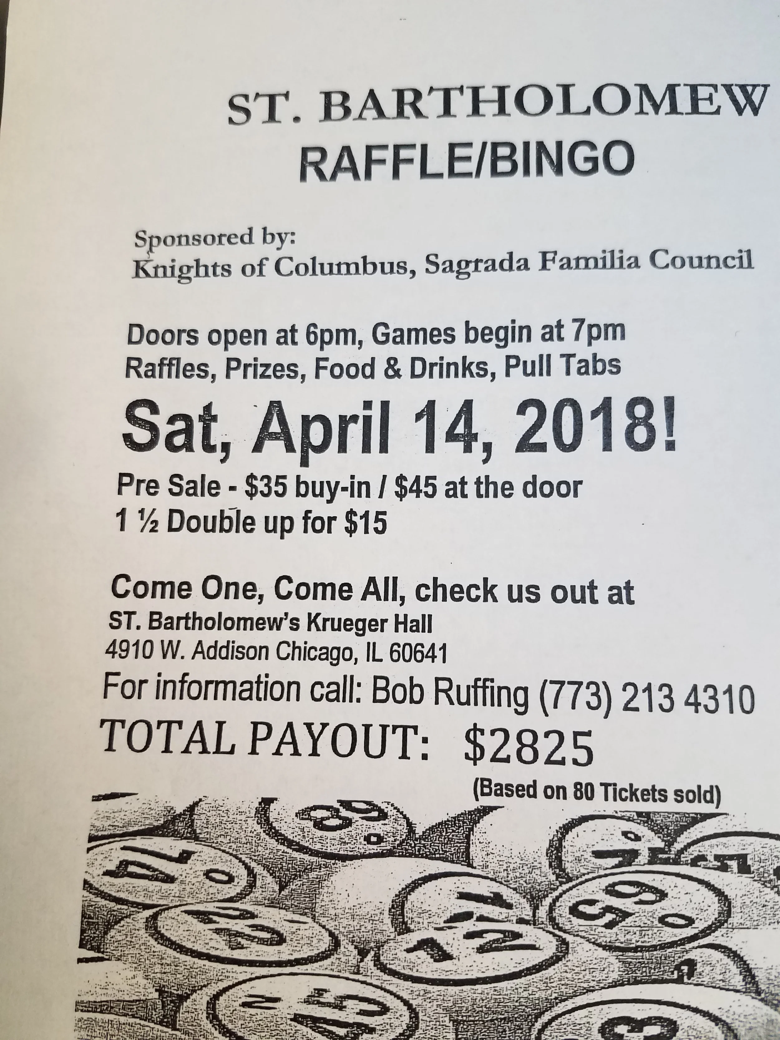 Knights Of Columbus Bingo Hall