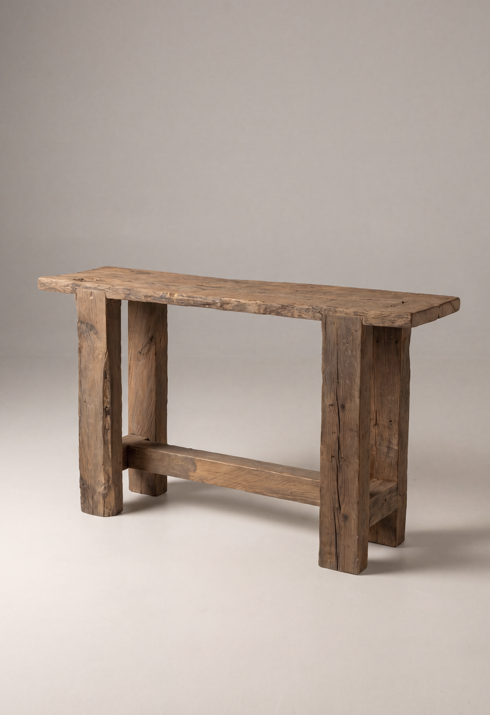 Mexican Wood Slab Console Table