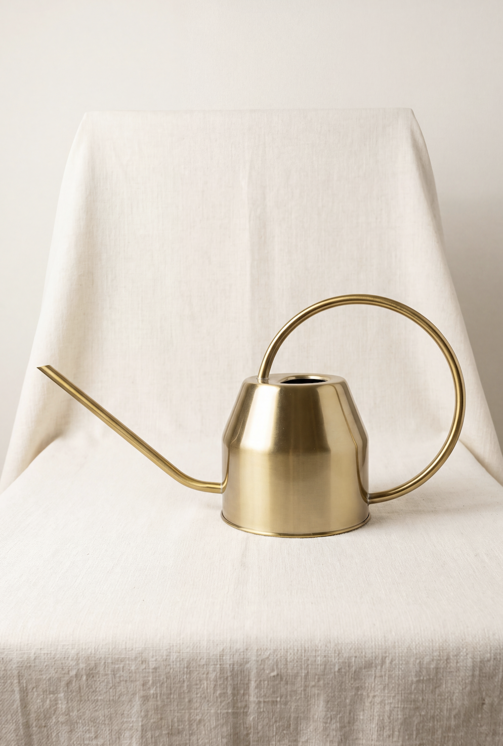 Brushed Gold Watering Can
