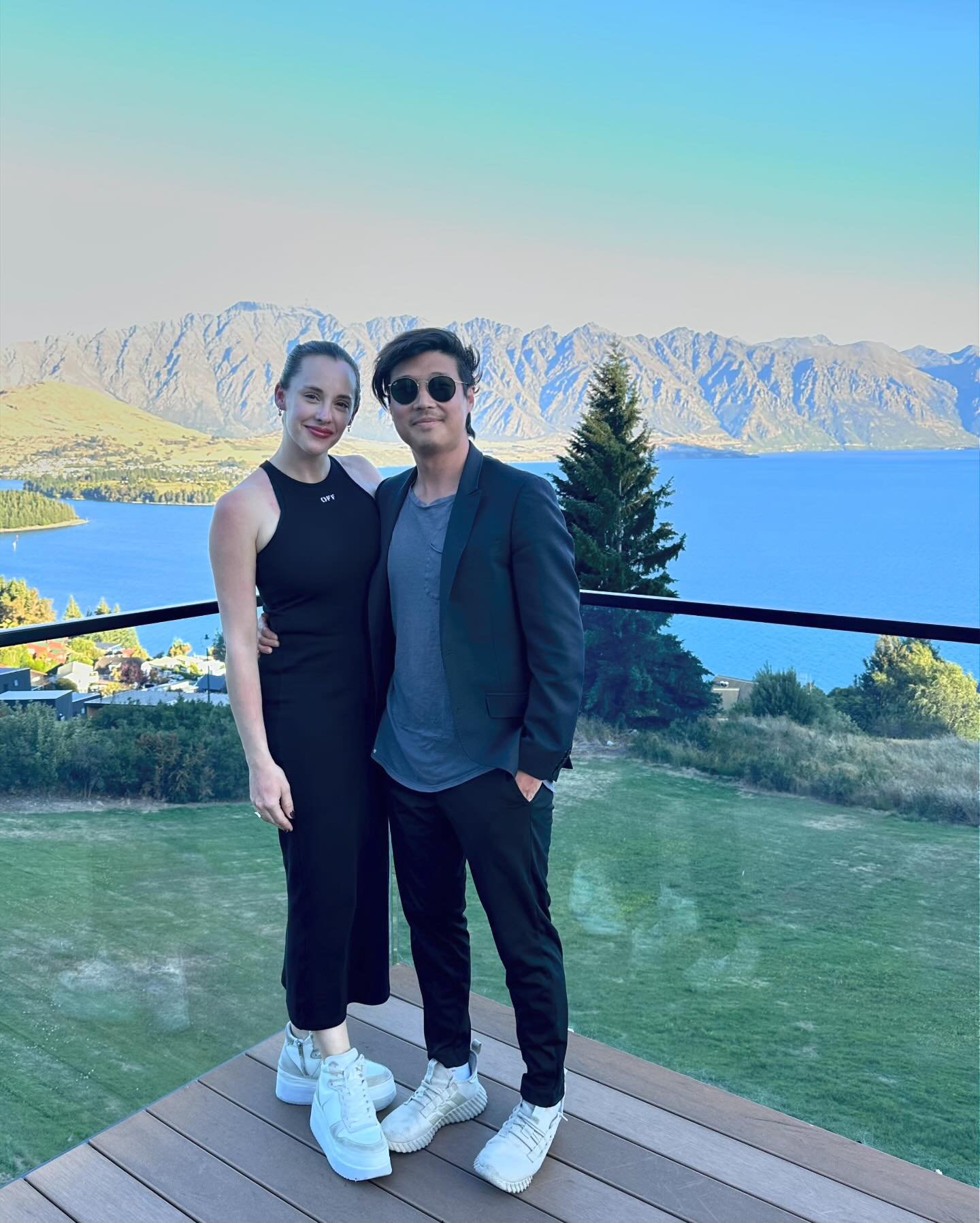 New Zealand with @chazzviolin 😍🏞️ My best attempt at narrowing down the trip of a lifetime to 10 photos. Interludes in my story ⬆️ Congratulations again to @jhudsoncohen and @malxonthebalx 👯&zwj;♂️