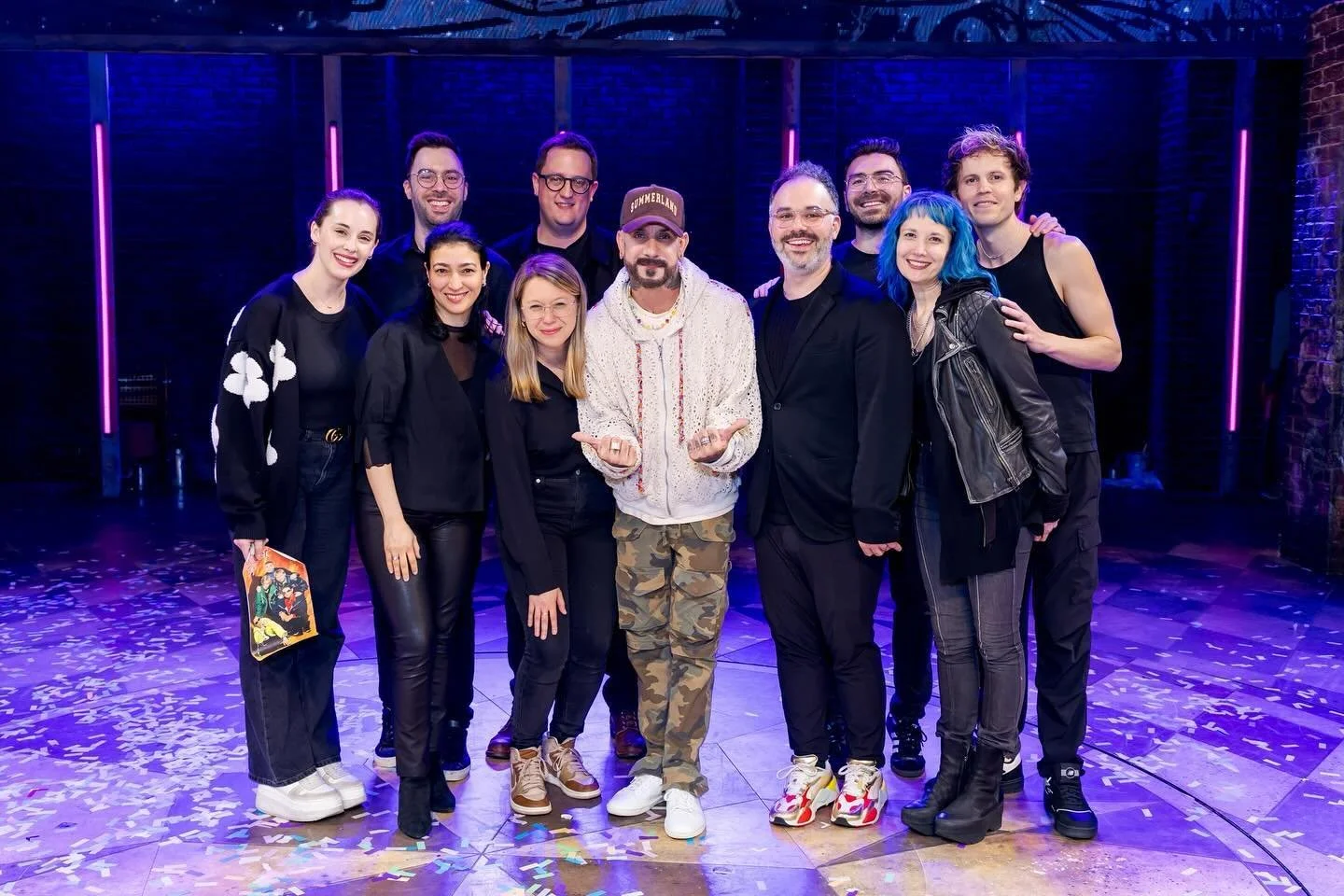 The greatest B&amp; on Broadway! @andjulietbway 🎹🎻🎤🎟️ Some shots from our Sing-Along show this past Thursday where we got to rock it with Backstreet Boy @aj_mclean 🎶Everybodyyyyy 🎵 (Our 90&rsquo;s selves were fan-girling hard!) Thank you @rebec