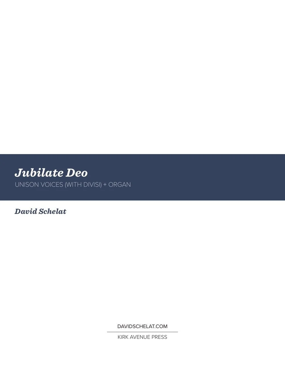 Jubilate Deo