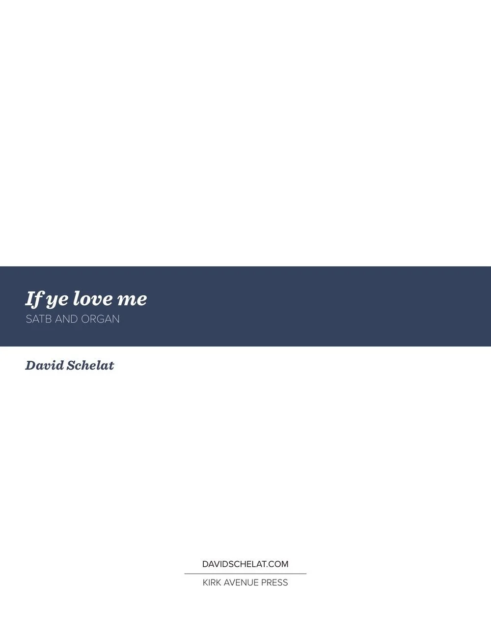 If ye love me
