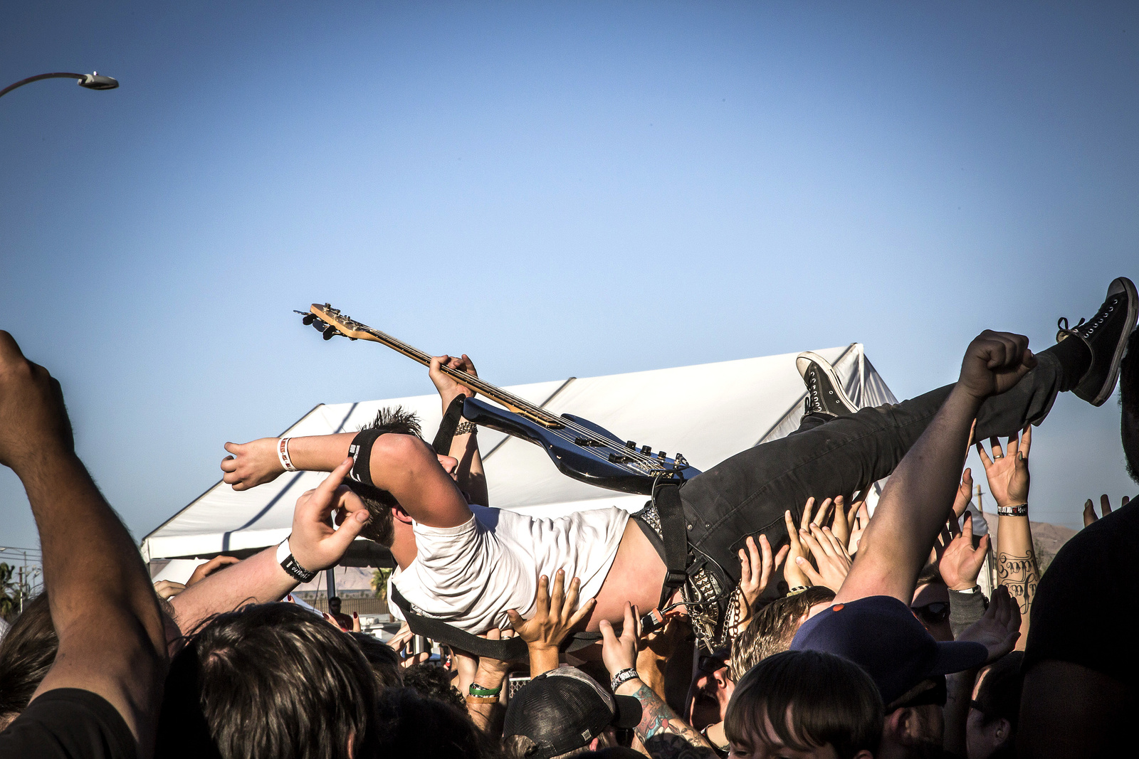 Crowd surf