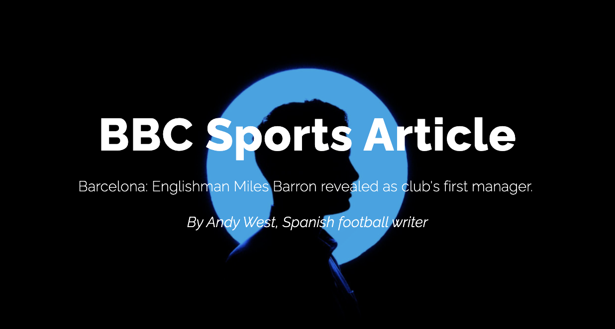 BBC Sports Article