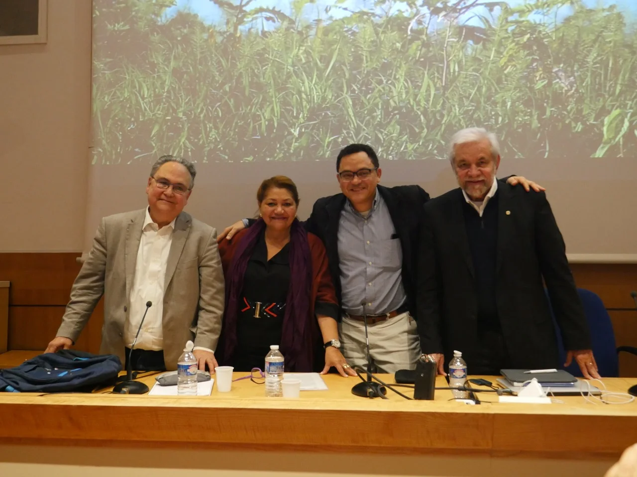  Afrânio Garcia, Marilene Corrêa, Marcos Colón and Marcus Barros in the event in Paris