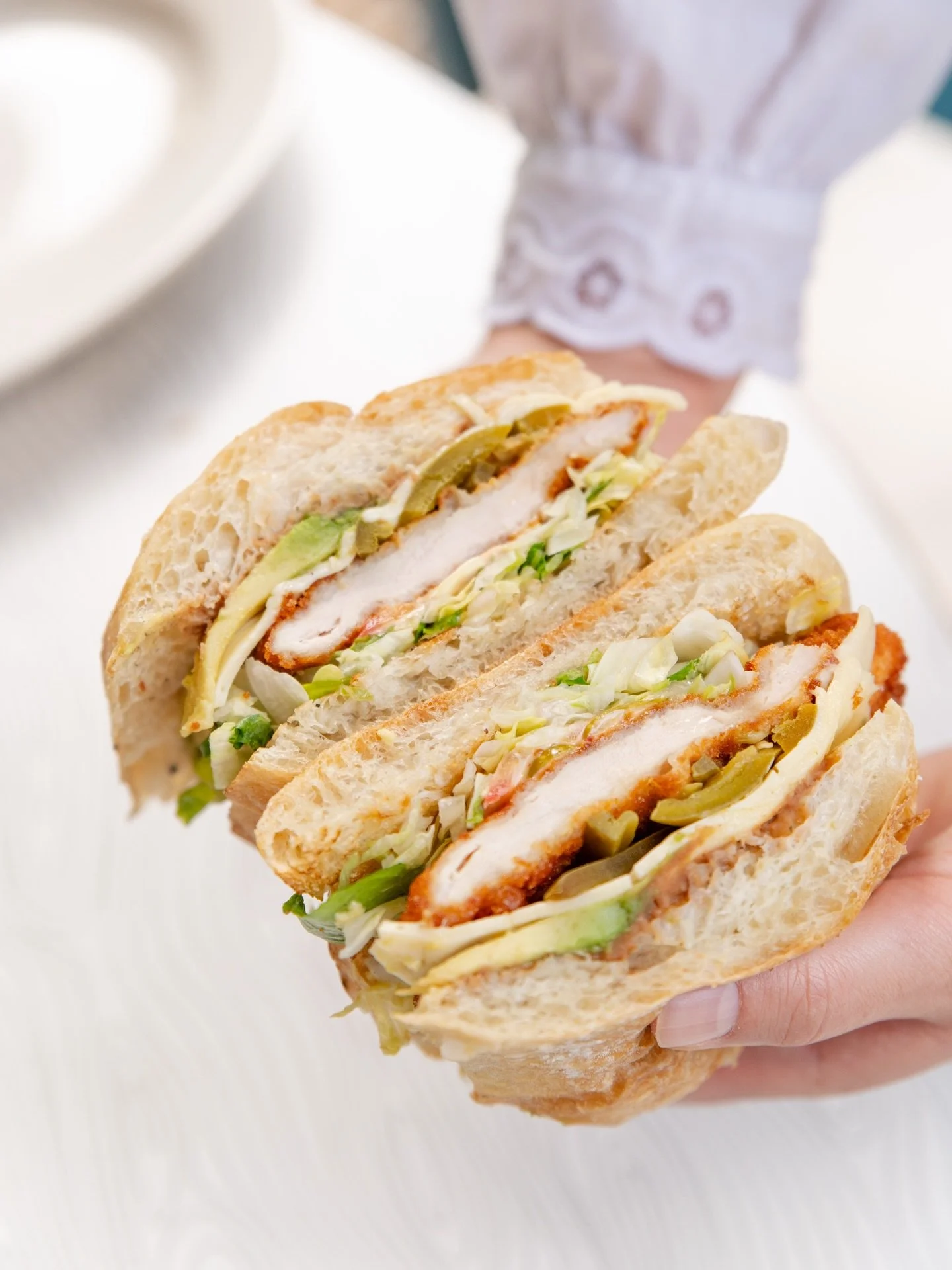 Have you tried our tortas yet? 🤤 They start with fresh, locally baked bread from our very own, @theosbrothersbakery because every great sandwich starts with great bread!