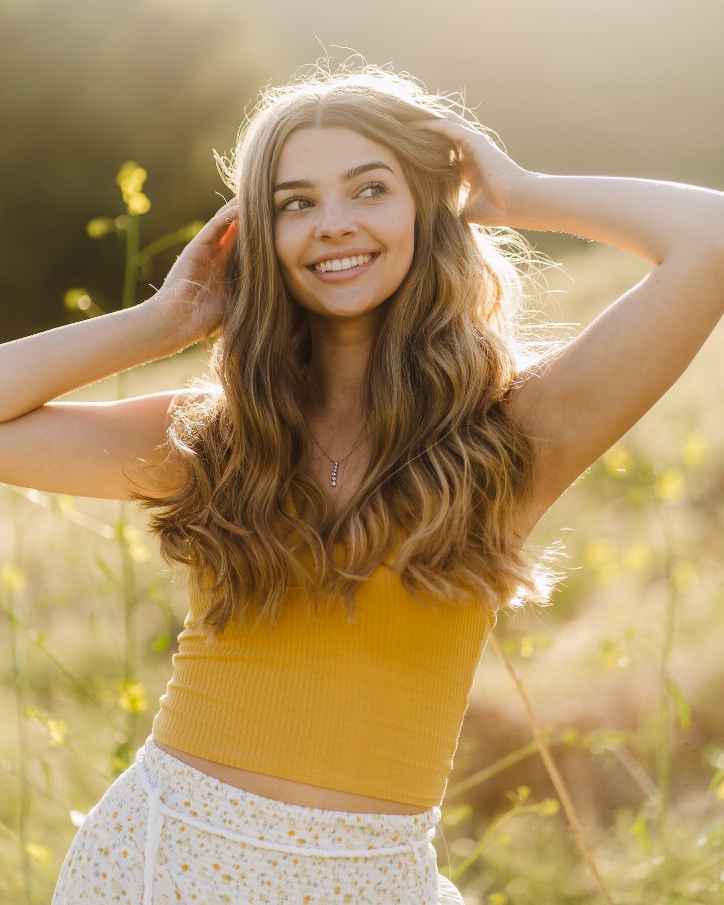 Kendall, sunshine &amp; flowers 🌞🌞. we&rsquo;ve had the pleasure of having this smart, funny &amp; cute Senior in our model team &amp; have enjoyed taking her pics since the beginning of the school year!  We can&rsquo;t wait to watch you accomplish