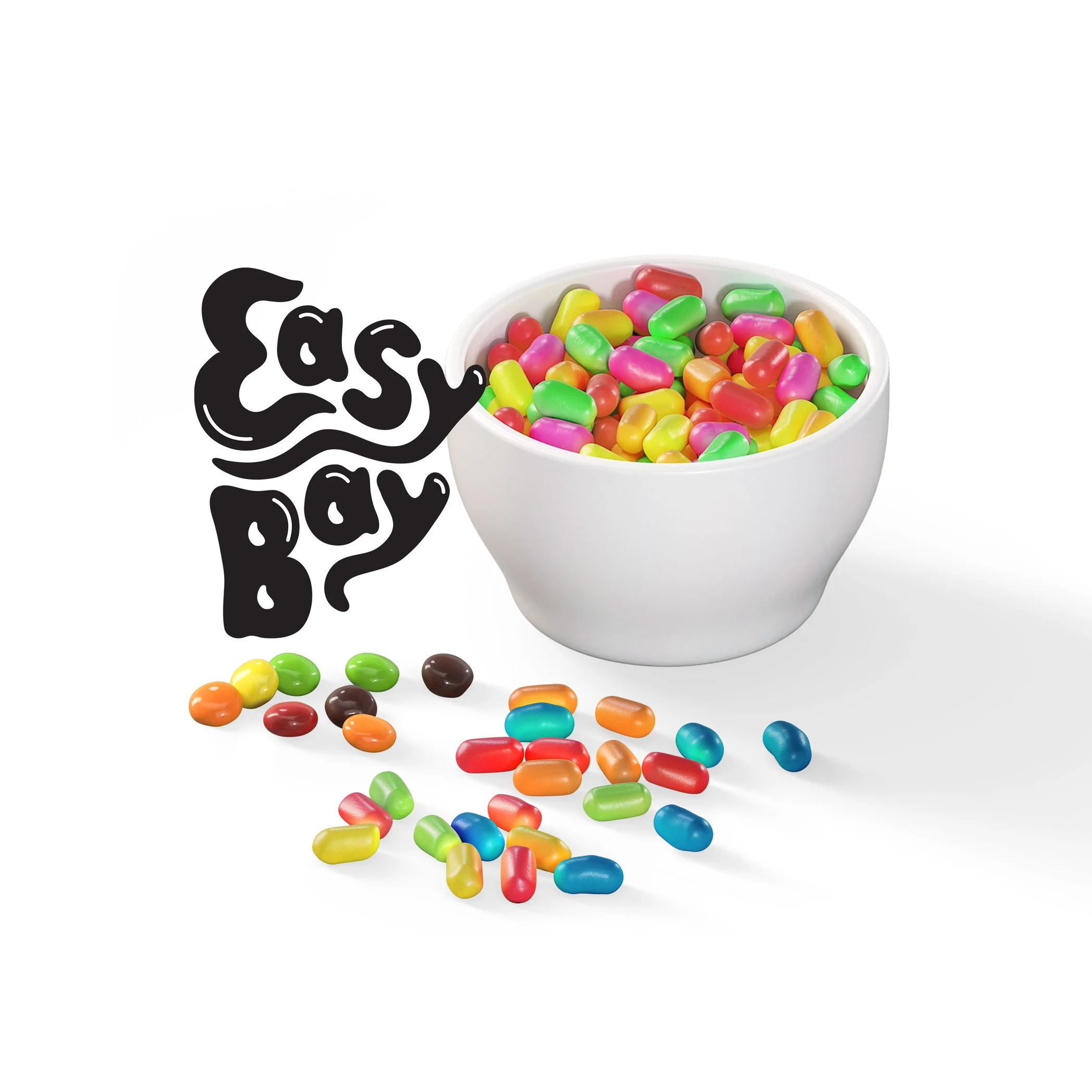 Splash page graphic for Easy Bay site.