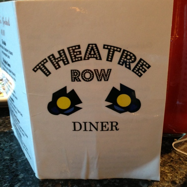 Theatre Row Diner 424 W 42nd Street website