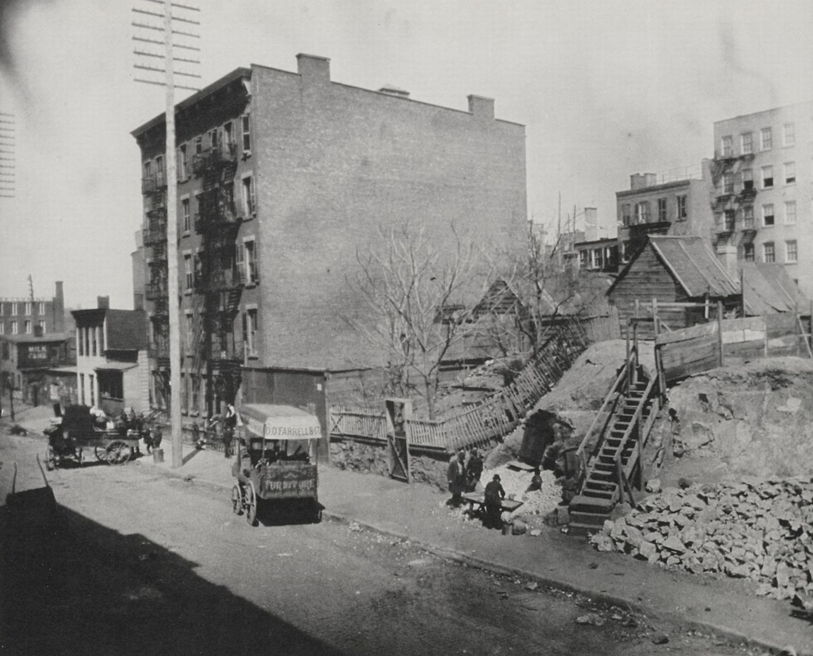 Hells Kitchen and Sebastopol. Photographed by Jacob Riis, c. 1890