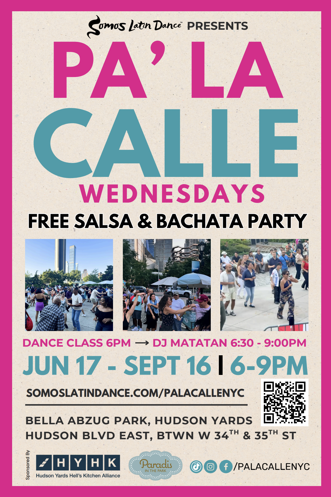 Pa' La Calle Wednesdays with Somos Latin Dance