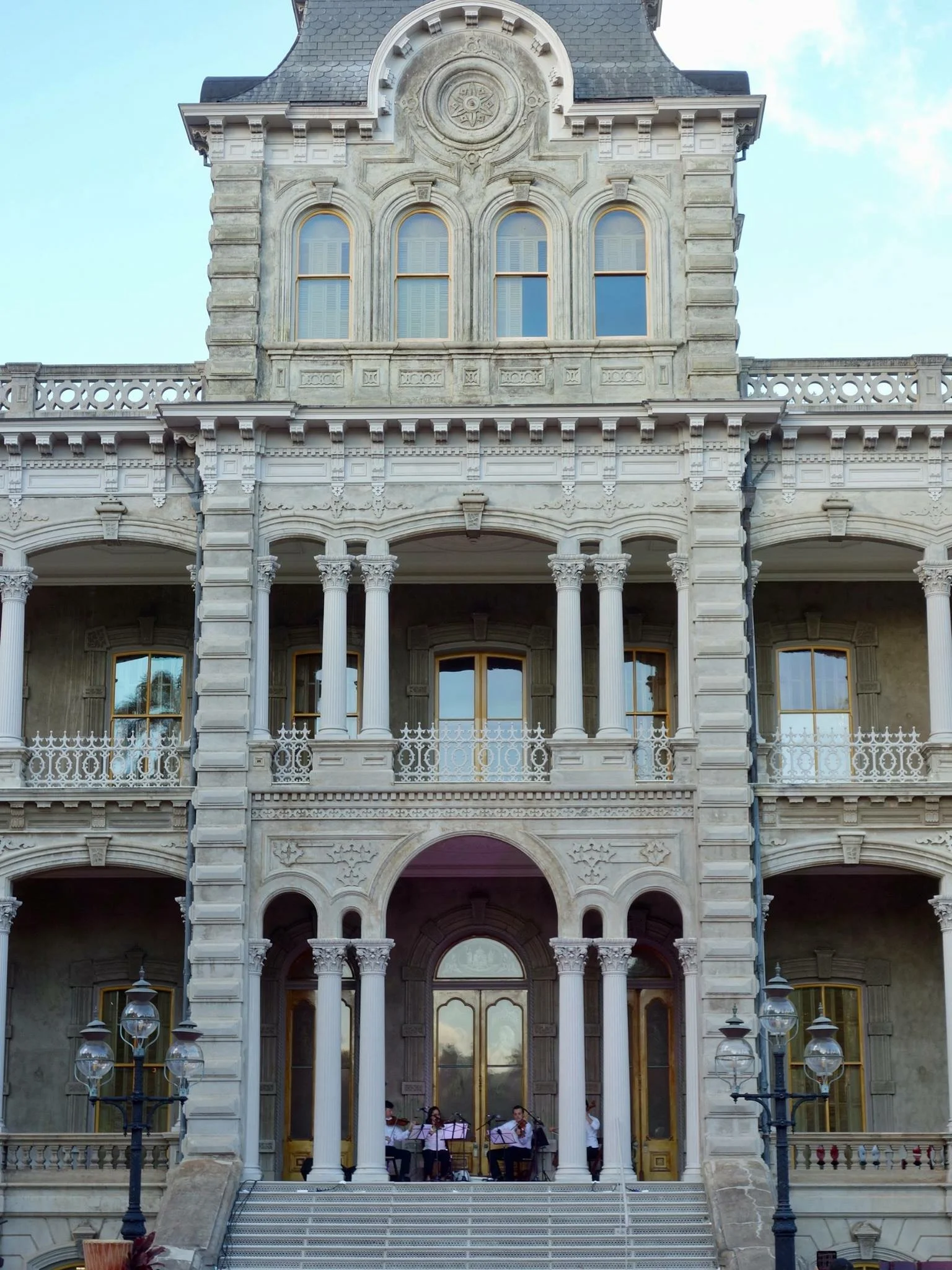   A Tribute to Queen Lili`u   We performed on the steps of `Iolani Palace! Mahalo to PA`I Foundation for including us on this production.&nbsp; 