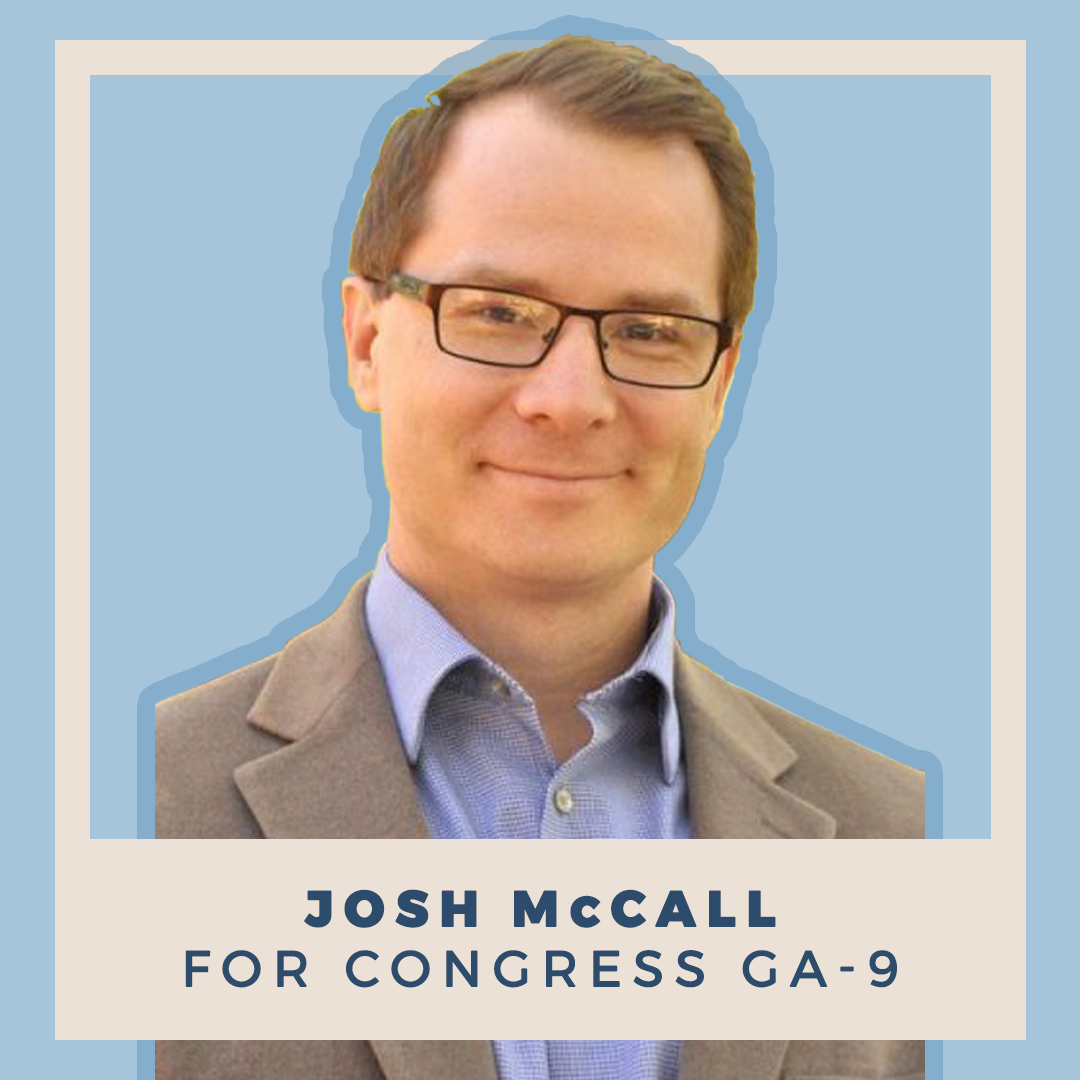 Indivisible endorses Josh McCall for Congress (GA-9)