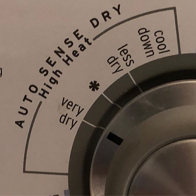 Wait, isn&rsquo;t VERY DRY what everybody wants? What sick fuck wants their clothes LESS DRY aka wet? They should really just change that on the knob to, I don&rsquo;t know, DRY and WET. I do feel quite differently about those two words though. I won