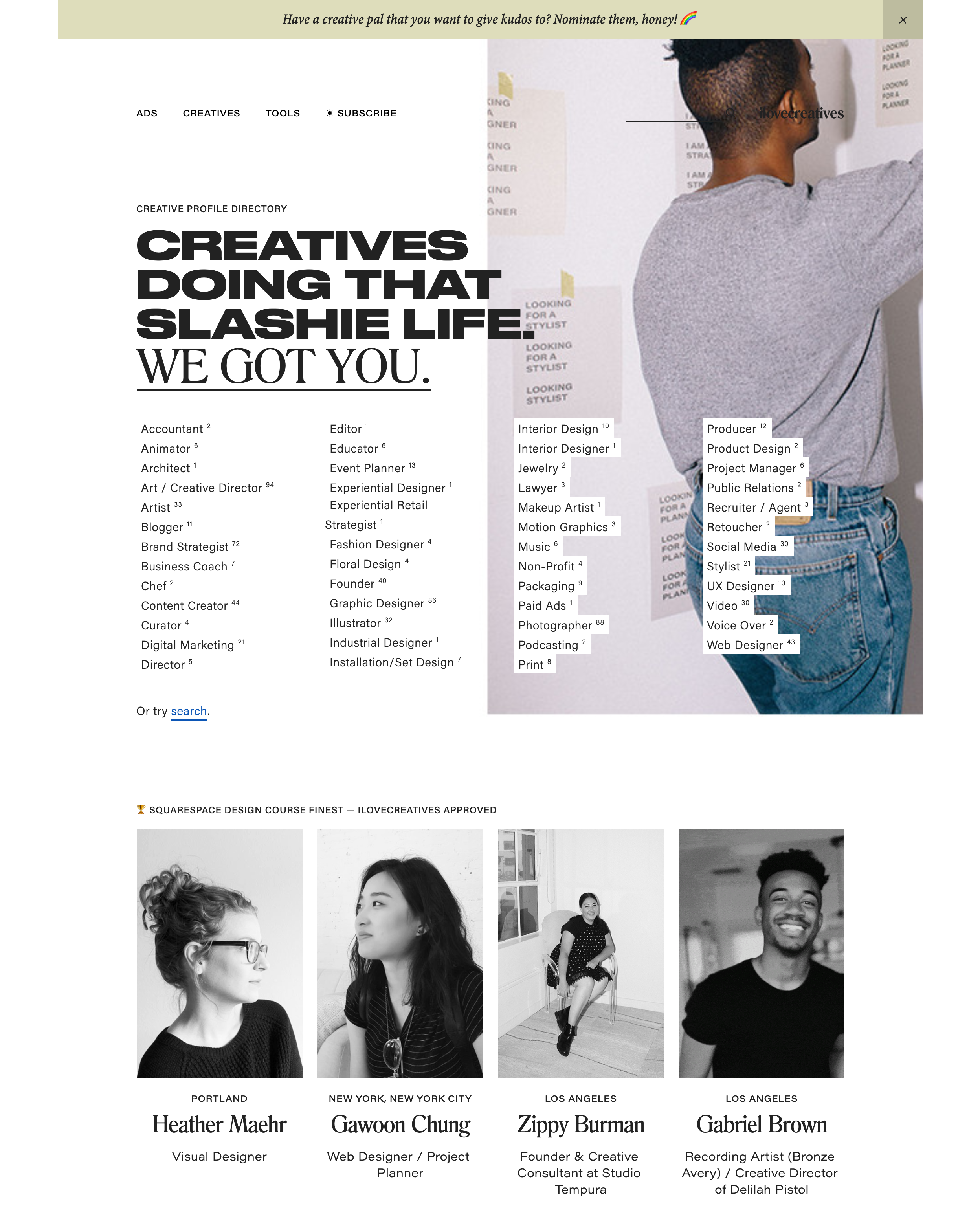 "Squarespace Design Course Finest" - ilovecreatives Approved