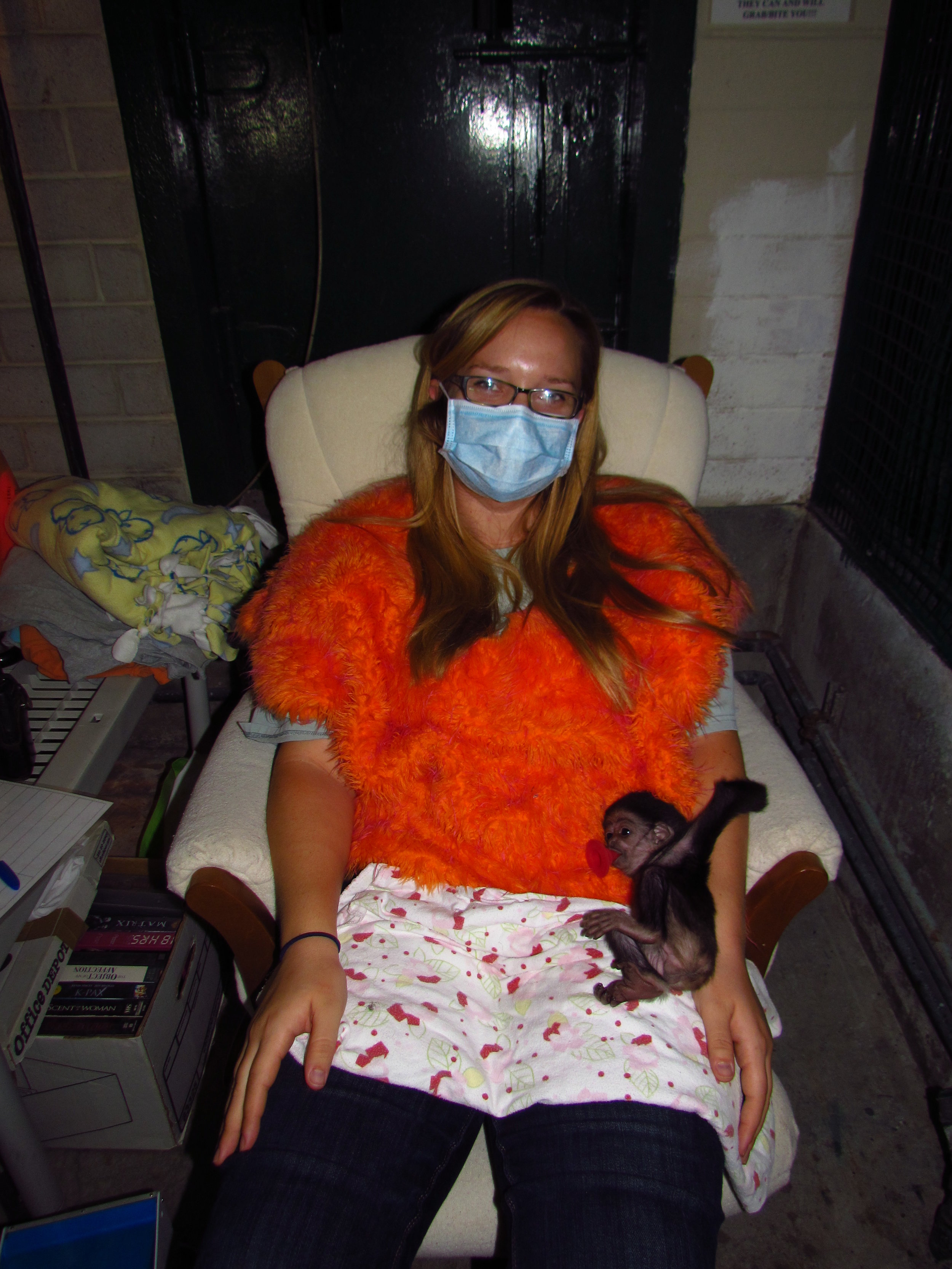 113 # 5 Allison w Thai on white chair in Gibbon area.JPG