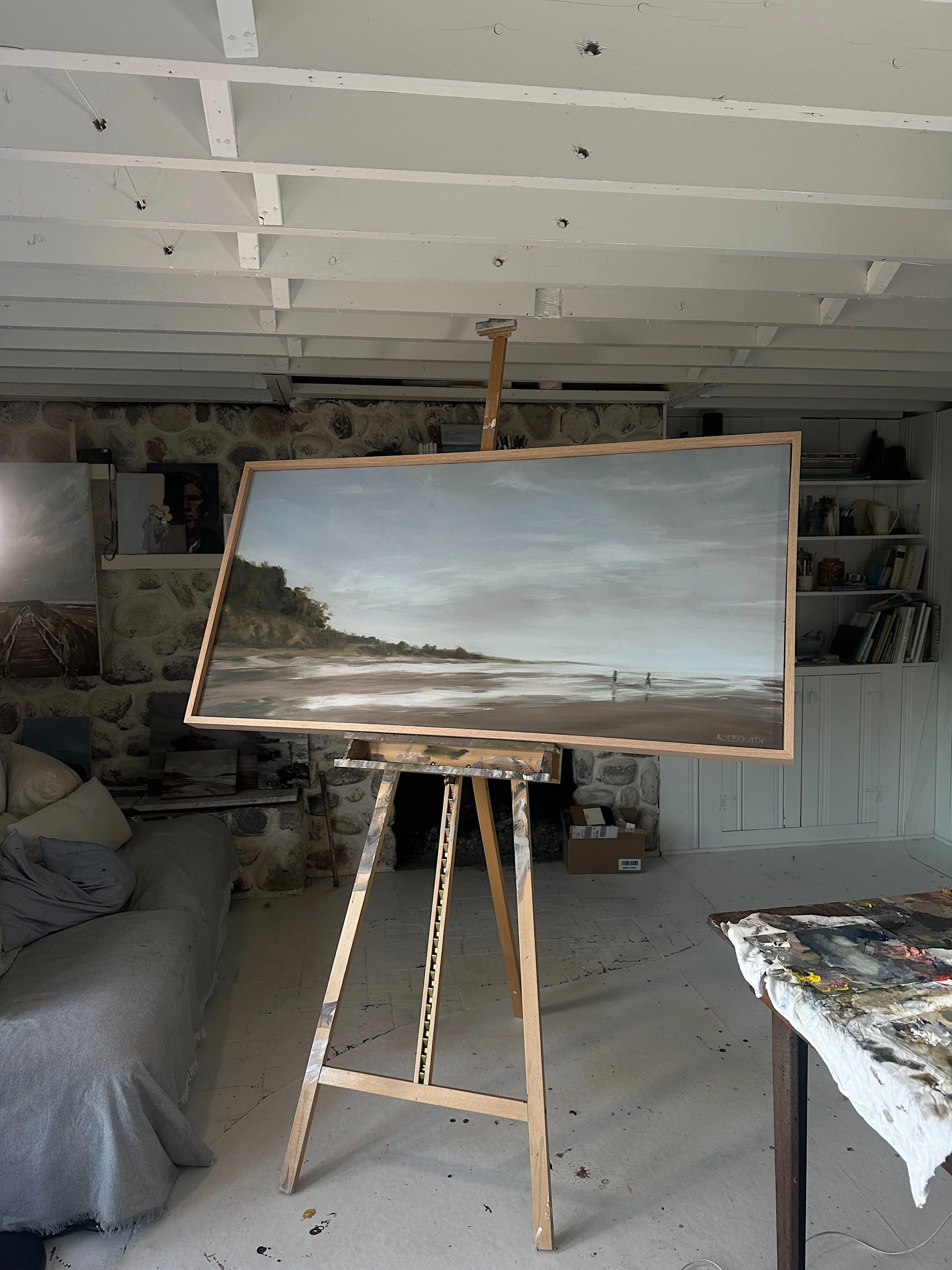 Gaspe Quebec, 30x60 oil on canvas.JPG