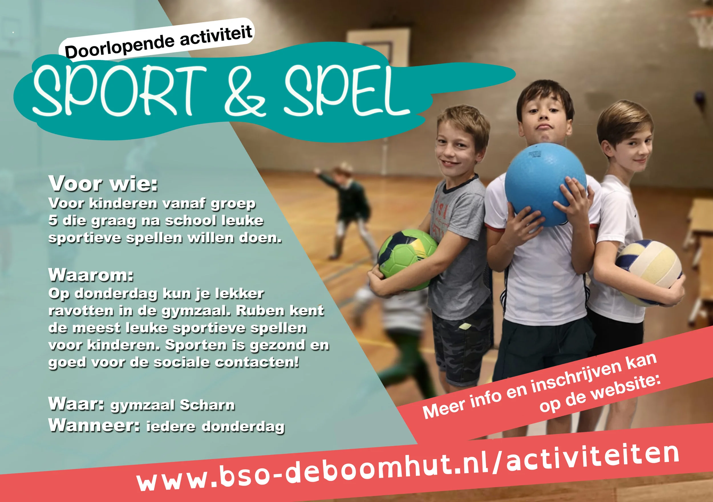 Ongebruikt Sport en spel — BSO de Boomhut WR-15