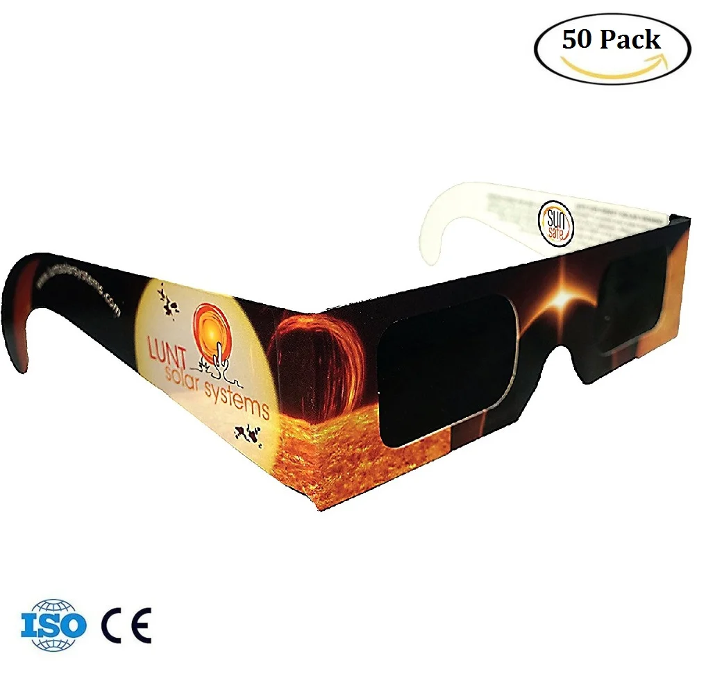 50 Pack Solar Eclipse Glasses - CE & ISO certified
