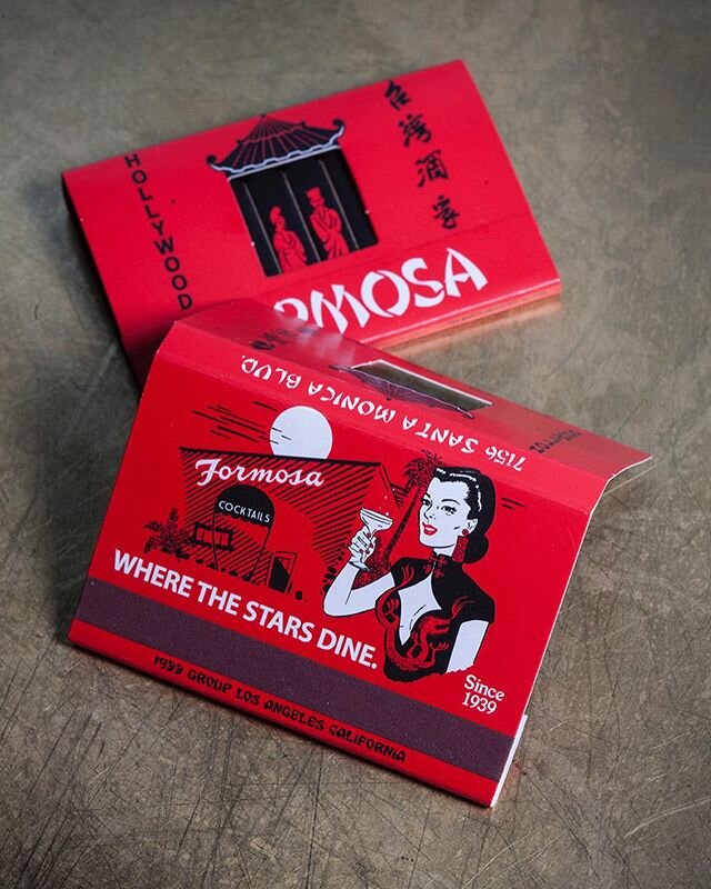 Folks, our custom match books are back in stock! 🙌 Get yours only at theformosacafe.com 🍻🐉🍻
