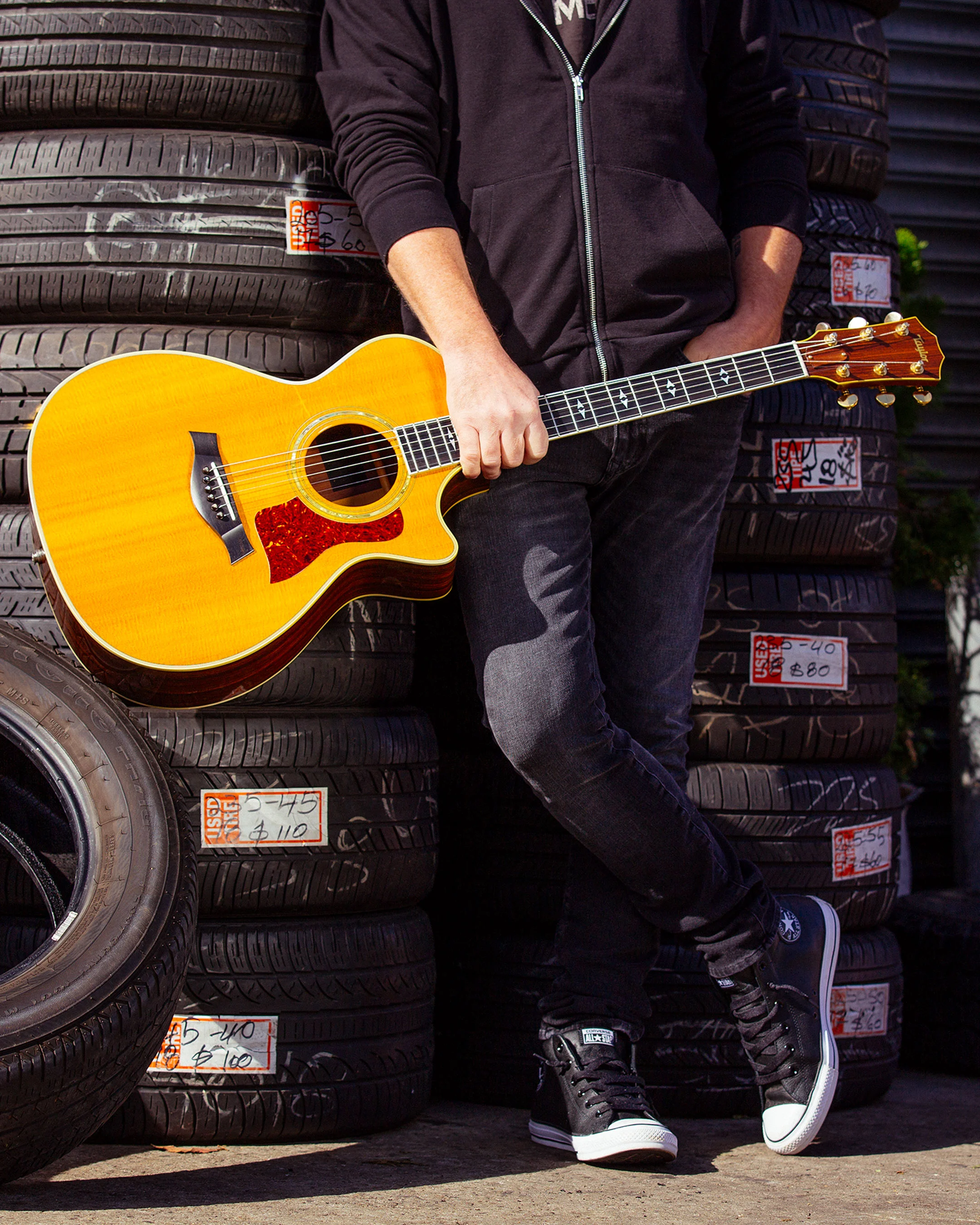 A 1989 Taylor 914. “This was the first guitar my daughter strummed. We’d write all kinds of stupid songs together. Of course she’d make me play the same song for like 40 minutes straight. But I didn’t mind, those were some cool moments with her. I’ll definitely pass this down to her one day.” - Rob C.#ThisIsMyGuitar