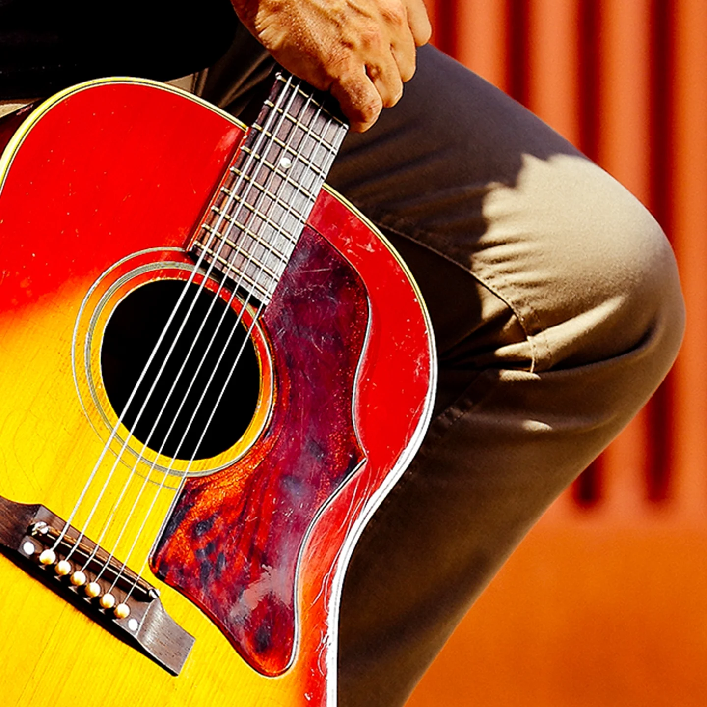A 1967 Gibson J45. “It’s almost everything you want in a vintage instrument. It’s got that natural wear and old sherry color. All the parts are original too. My friend who used to work for Gibson put this guitar right up to his face to sniff the glue and could tell it was made in the Kalamazoo factory. Made me realize how unique this kind of guitar really is.” - Peter C. #ThisIsMyGuitar