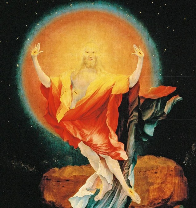 "Resurrection," Isenheim Altarpiece, Matthias Grünewald (1512–1516)