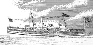 Engraving of the General Slocum by Samuel Ward Stanton (1895)