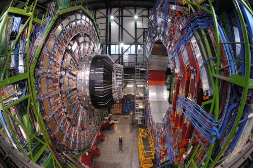 Compact Muon Solenoid detector. Photo credit: CERN