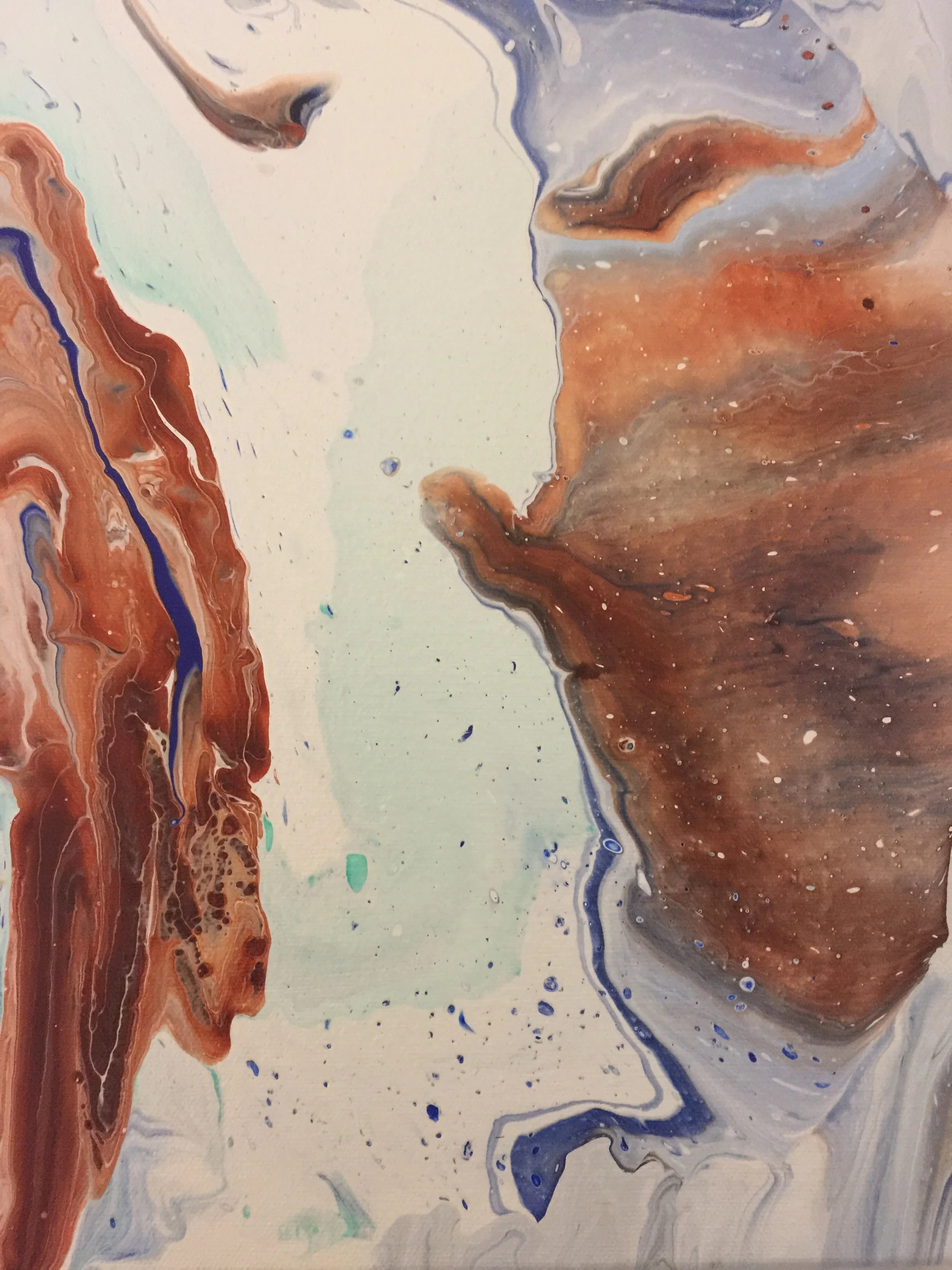 Flowing River 12" x 18"