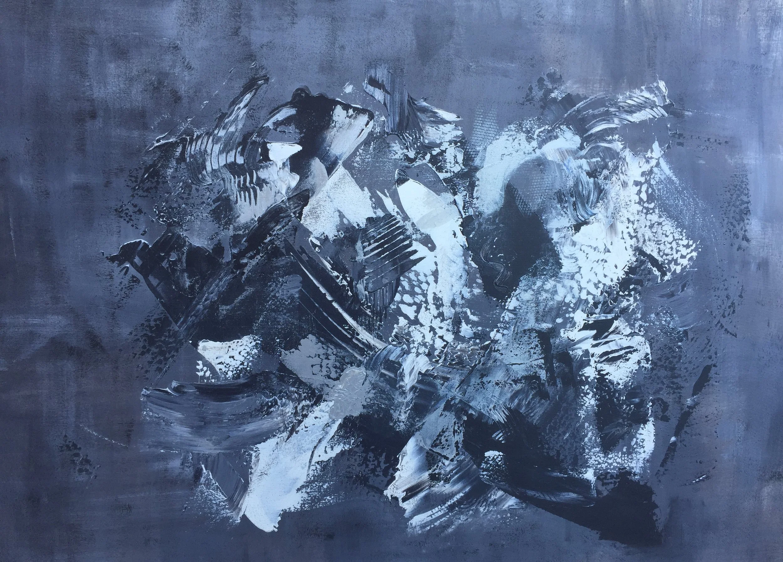 The Crowd 36" X 48" SOLD (Corpus Christ, Texas)