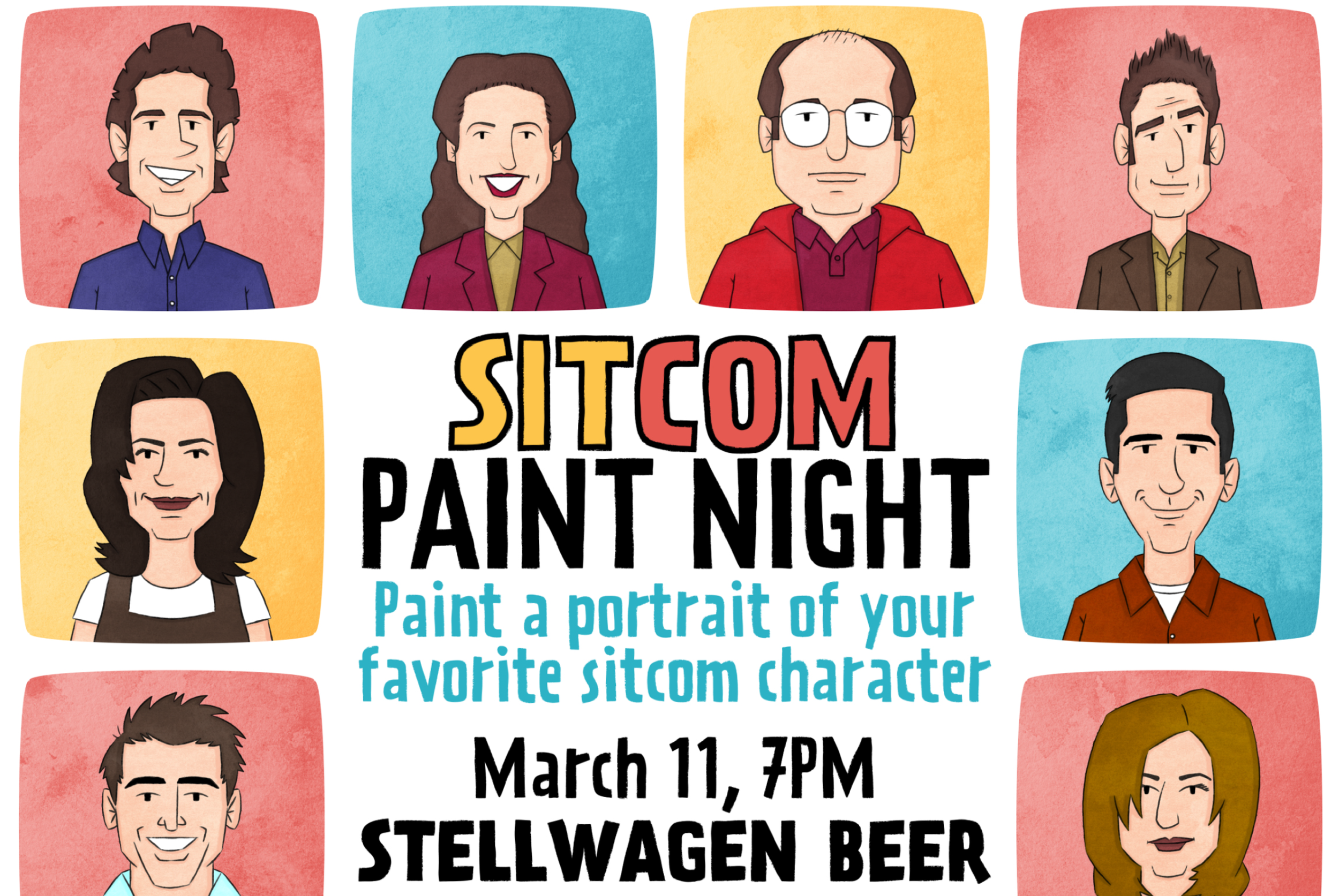 Sitcom Paint Night!