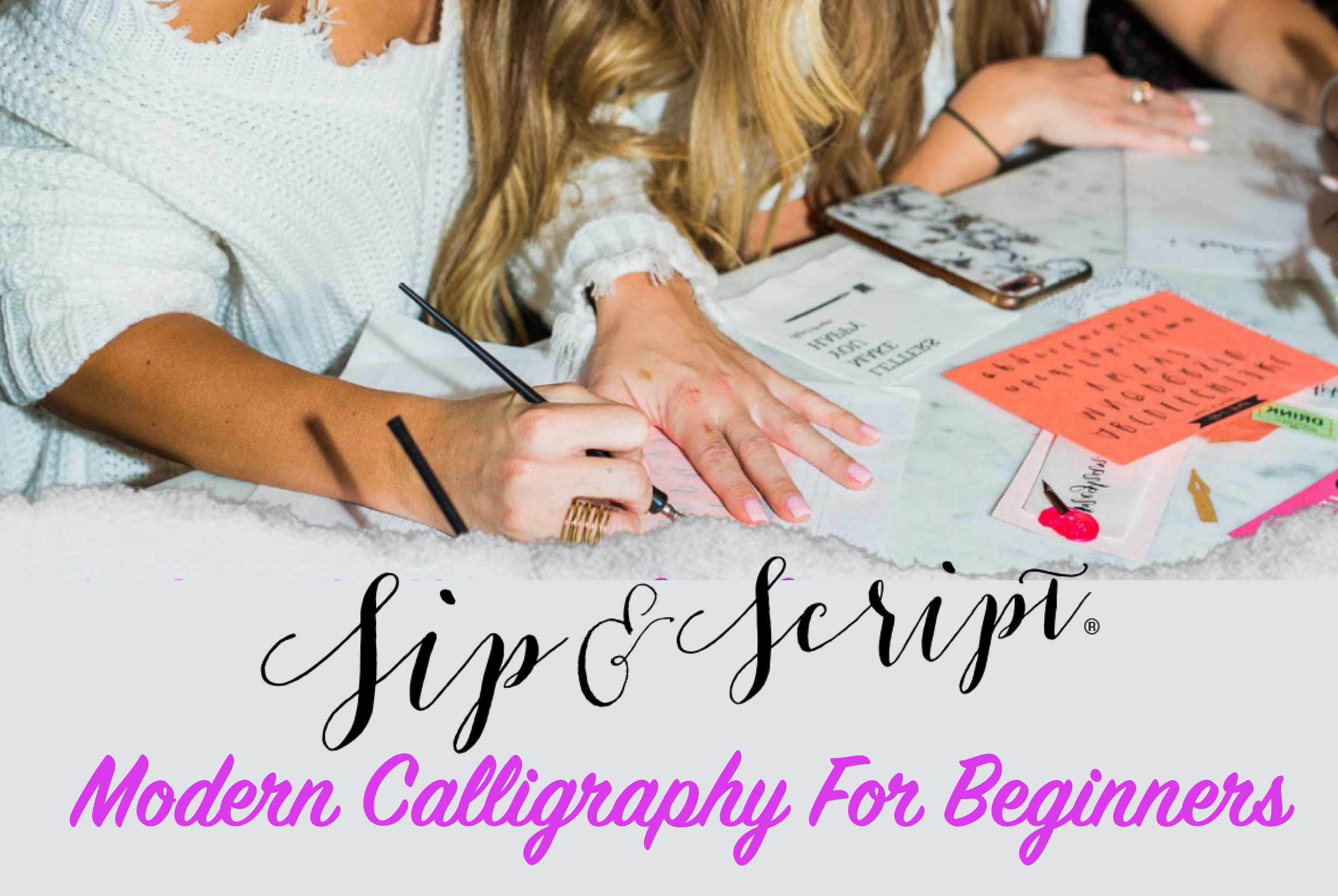Sip &amp; Script Calligraphy Workshop