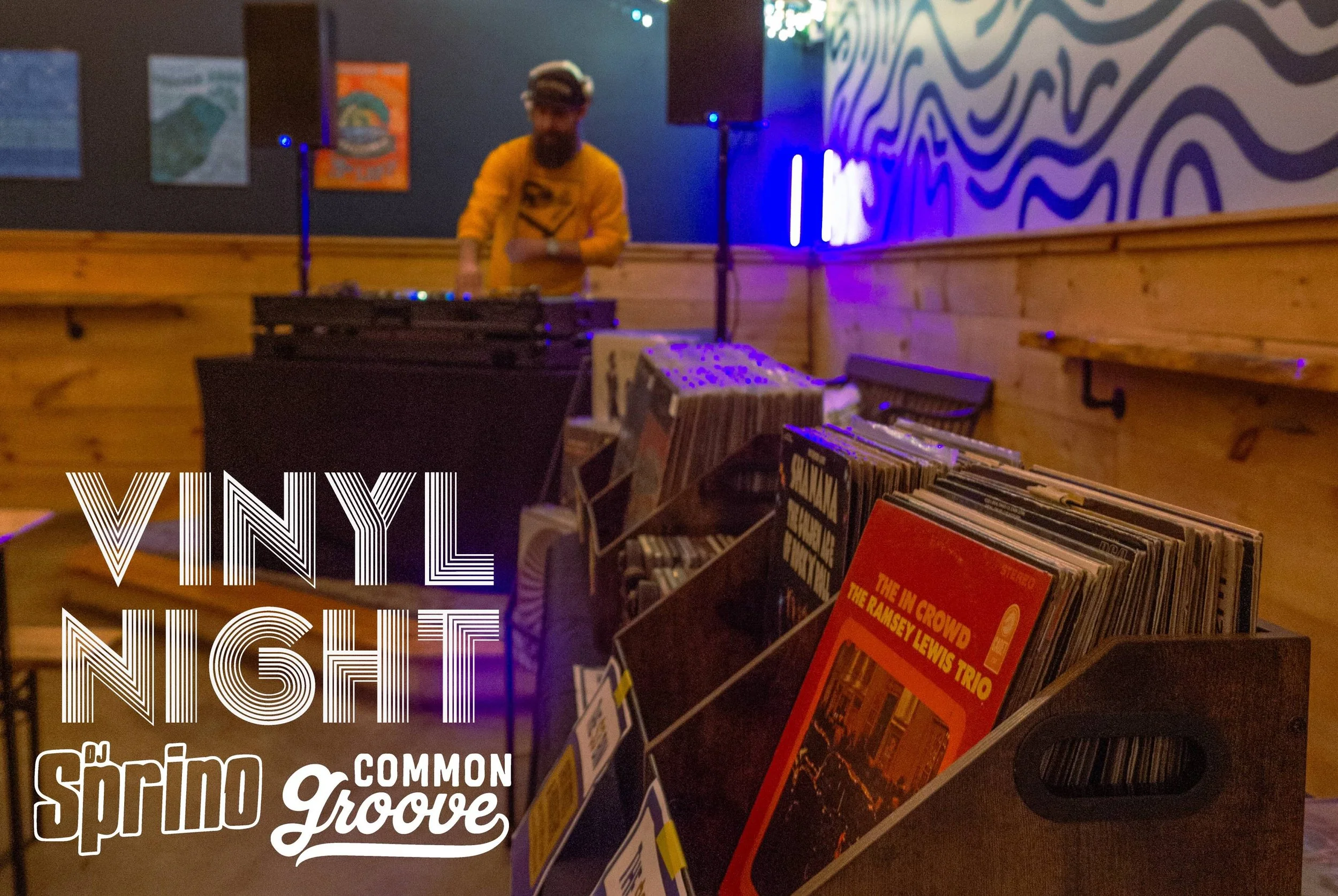 VINYL NIGHT w/ COMMON GROOVE &amp; DJ SPRINO!