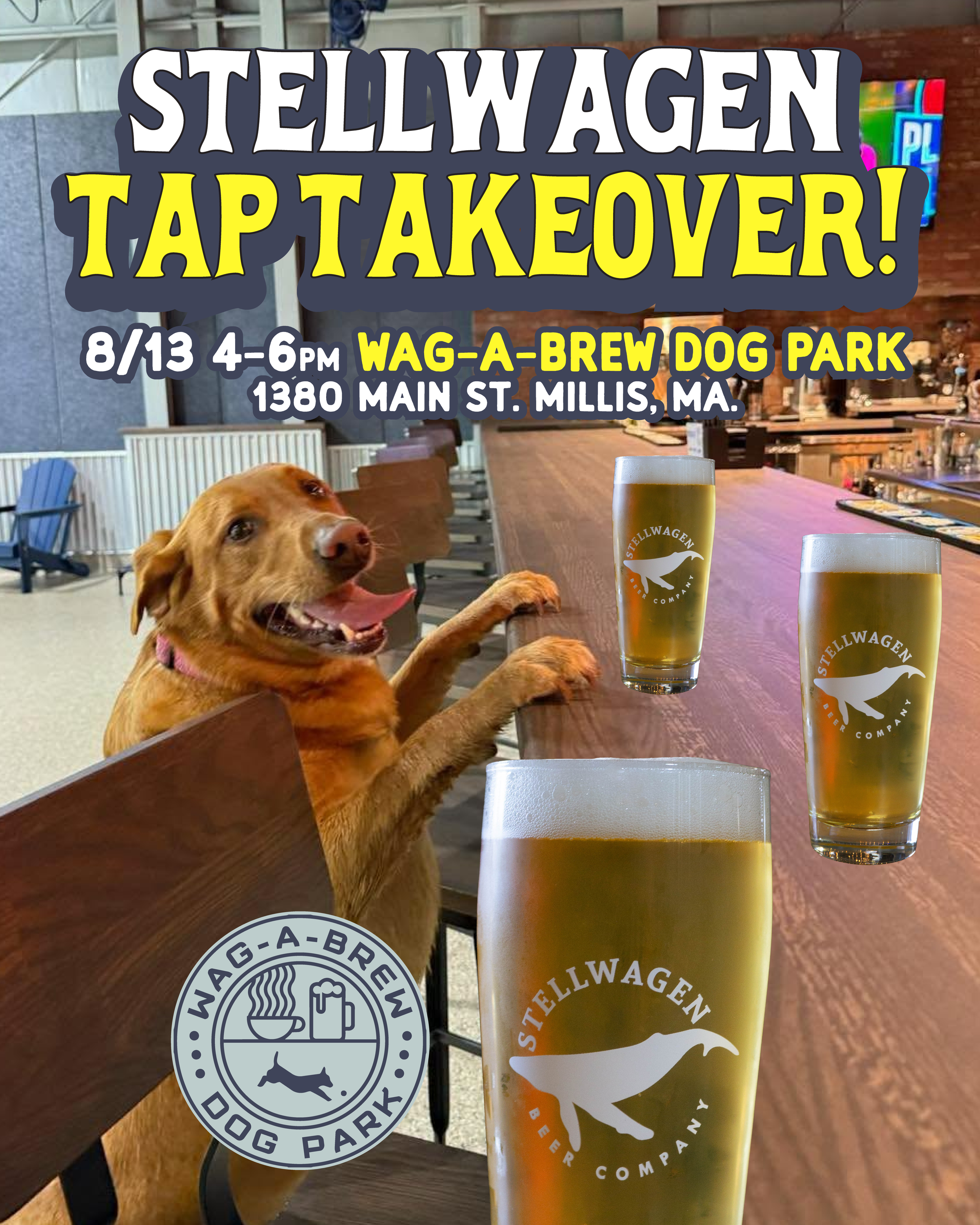 Tap Takeover at Wag–A–Brew Dog Park